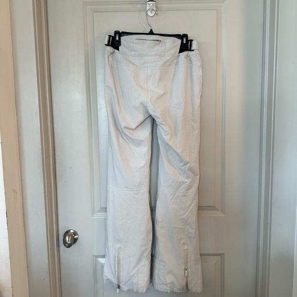 Obermeyer Malta Ski/Snowboarding Long Inseam White Snow Pants, Size 4 Long - Picture 3 of 13